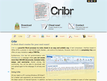 Tablet Screenshot of cribr.com